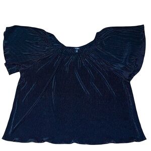 Kohls Balck Women’s Flutter Sleeve Blouse - Size 3X​​